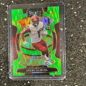 Panini Deebo Samuel Commanders Card - Maroon and Gold Accents